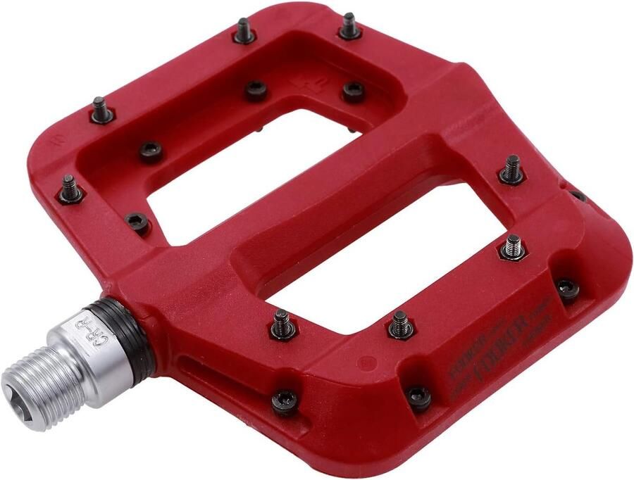 MTB Pedalen Fiets Pedalen Mountainbiken Antislip Nylon 9 16 inch Rood