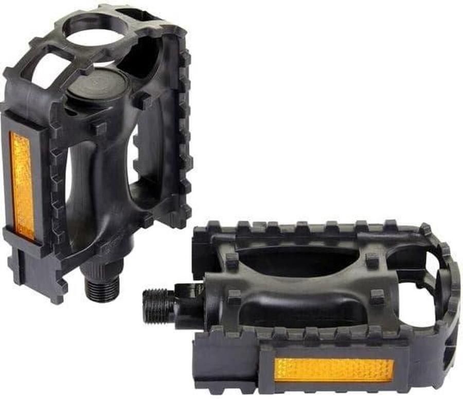 MTB Pedalen Fietspedalen Platform Fietsen Offroad 1 2 Inch Schroefdraad 338 Gram Zwart