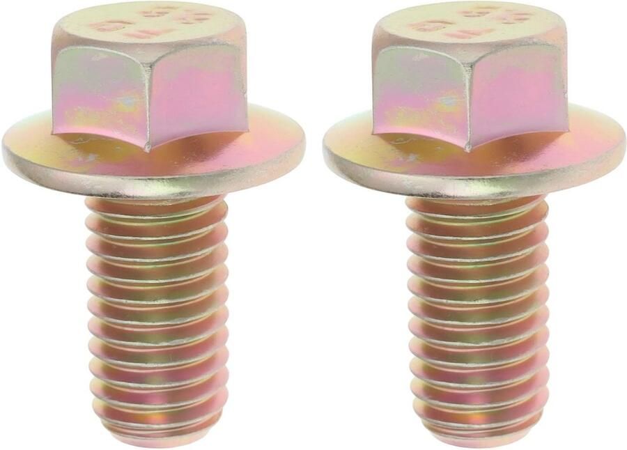 MTTs- Flensbout Set 2 Stuks M10x1.5x20mm Zeshoekige Flensbouten Bevestiging Trillingsbestendig Compatibel met Polaris Onderdeel 7518700 Bevestigingsbout