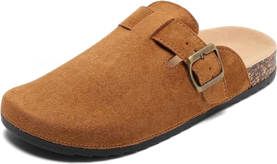Muiltjes en klompen voor en met kurk verstelbare gesp inlegzolen tuinschoenen comfortabel voor binnen en buiten - Foto 2