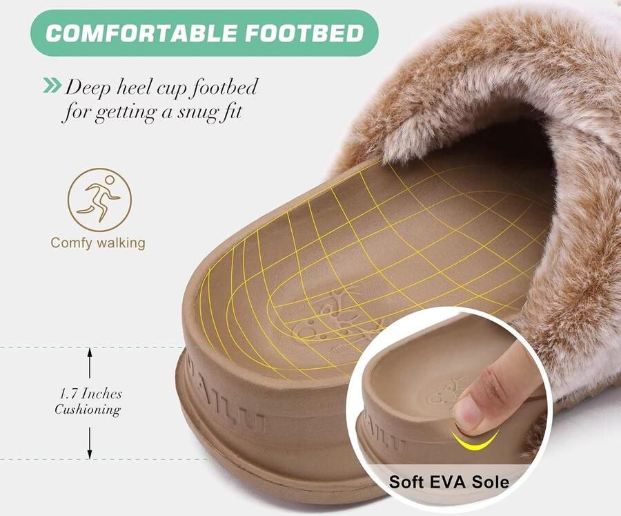 Mules voor vrouwen platform open teen comfortabel voor buiten ShopVlot