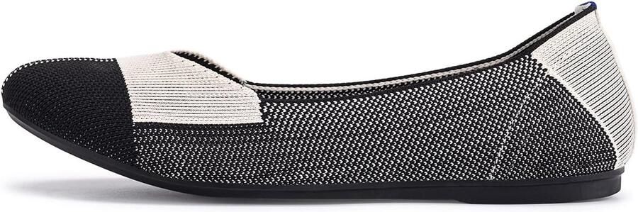 Mully Dames Ballet Flats Slip On Gebreide Jurk Schoenen Pumps Schoenen Ronde Neus