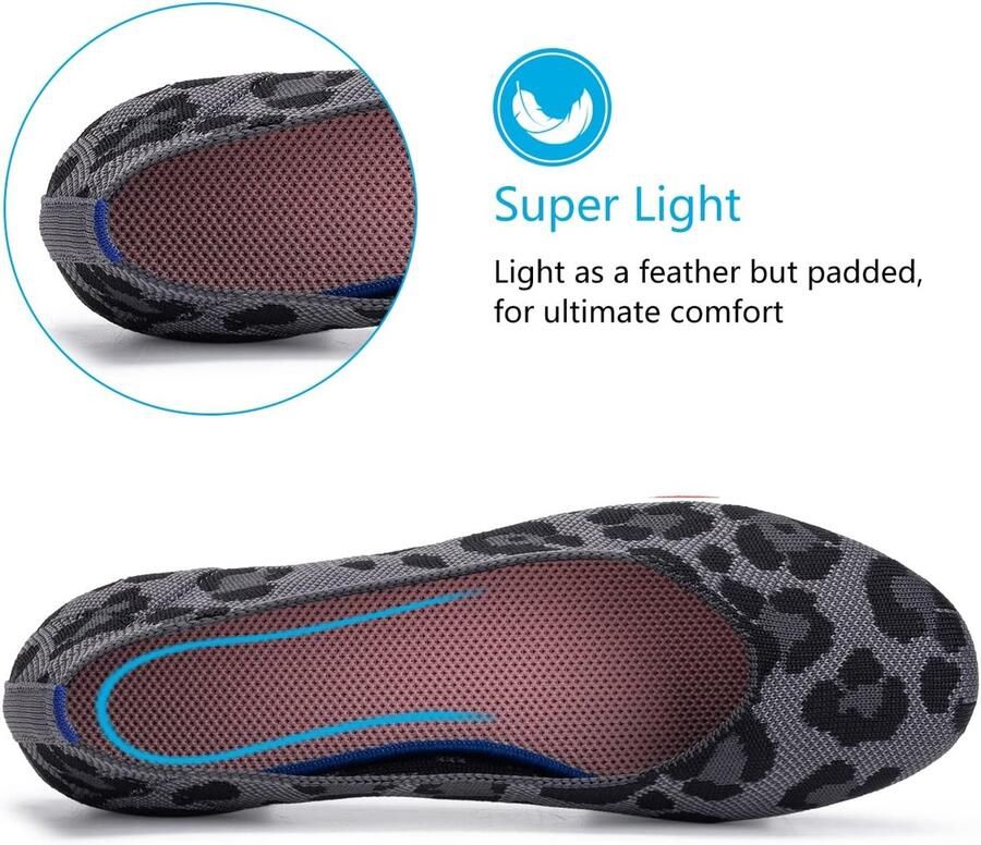 Mully Dames Ballet Flats Slip On Gebreide Jurk Schoenen Pumps Schoenen Ronde Neus