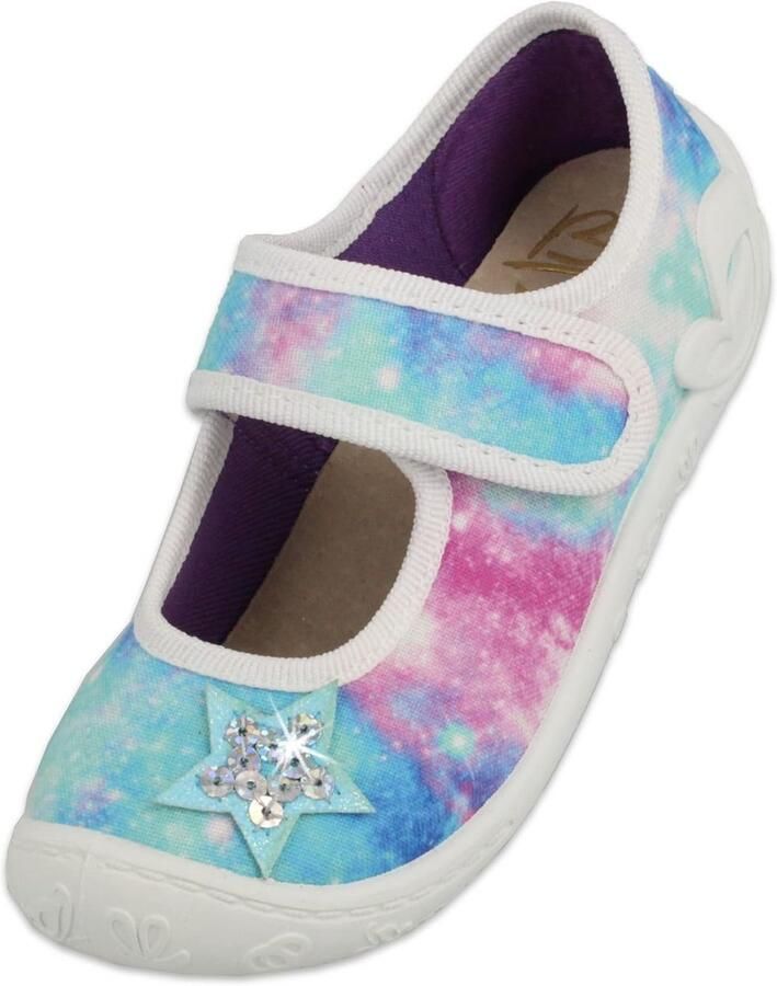 Fleurige Meisjes Slippers Multicolor Ademend en Comfortabel