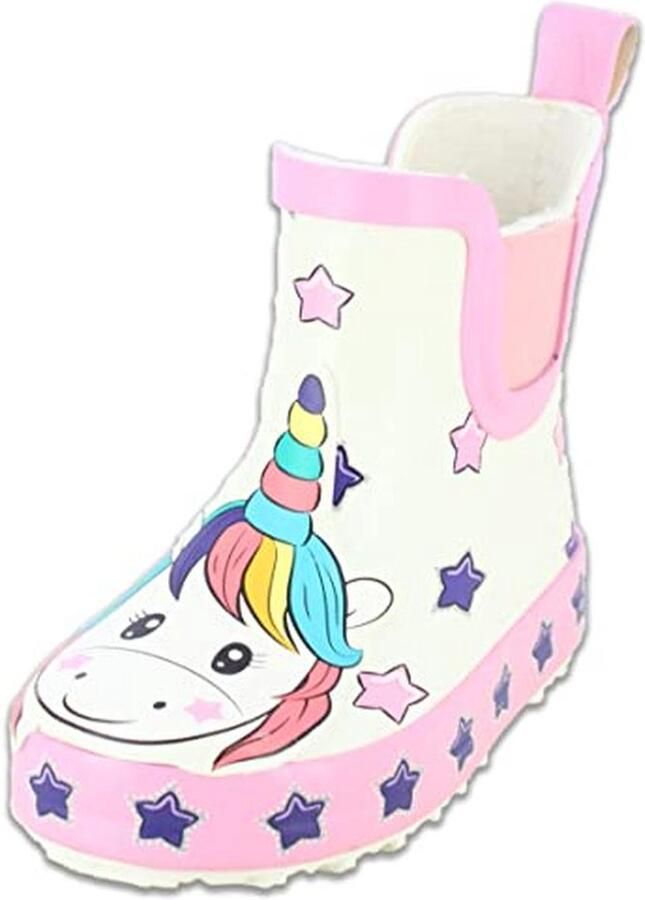 Multicolor rubberlaarzen voor en Eenhoorn ontwerp