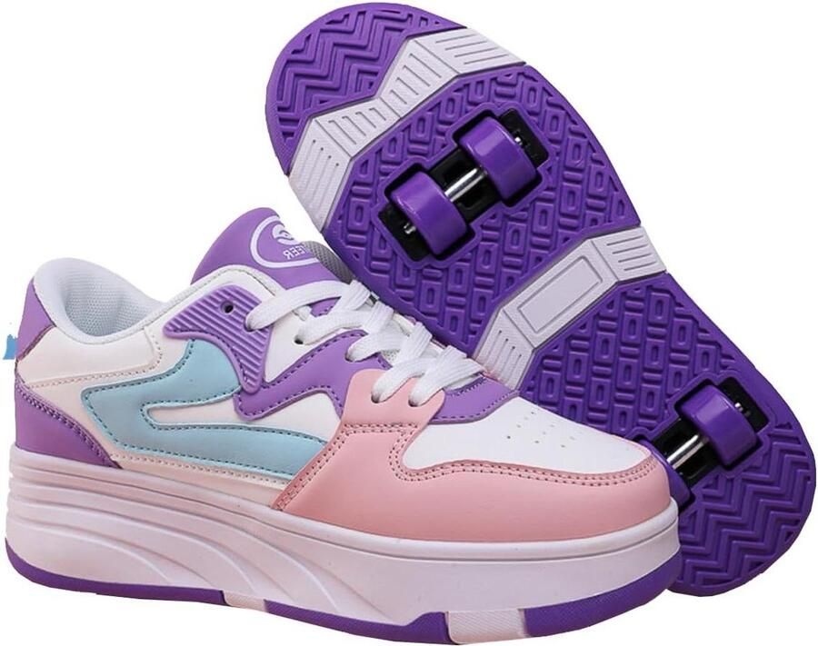 Multifunctionele Schoenen Wielschoenen Sneakers Buiten Sporten Afneembaar Wielontwerp Meerdere Kleuren