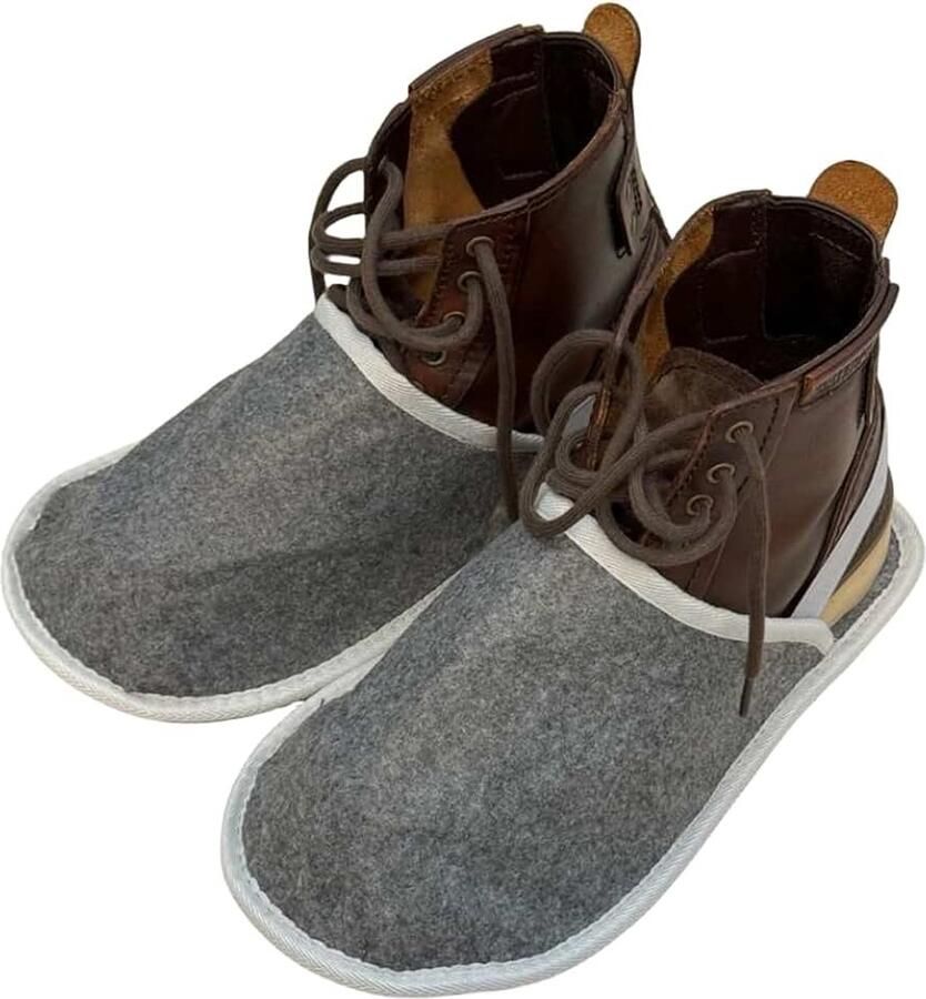 Museumpantoffels met elastiek overschoenen voor vloerbescherming tegen vuil en krassen ambachtelijke pantoffels vilten overschoenen slotpantoffels