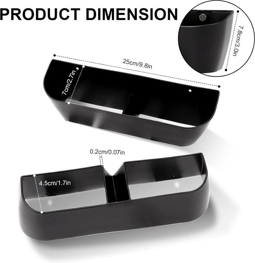 Muur camper pantoffelplank voor ophanging van schoenorganisatoren schoenorganisator camping zonder boren zelfklevend of boren voor camper camping badkamer woonkamer (6 stuks)