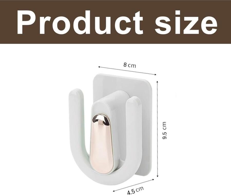 Muurbevestigde schoenenhouder Multifunctionele schoenenrek voor deur Ideaal voor slippers badkamer en woonkamer Set van