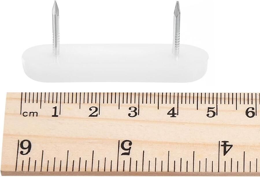 Nagelbare meubelglijders 20 stuks plastic dubbele pinnen meubelglijders stoelpoten pootpads glijden spijkers