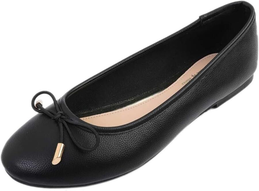 Napa Round ballerina Dames Ballerina slip-on platte