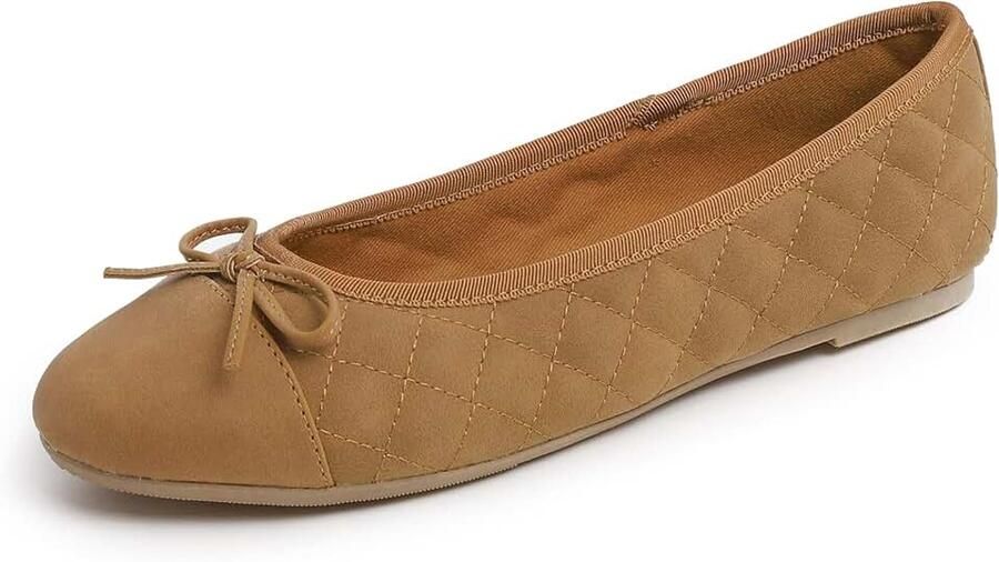 Napa Round ballerina Dames Ballerina slip-on platte