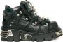 New Rock Lage schoenen M-110-S1 Zwart Zilverkleurig - Thumbnail 1