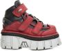 New Rock Plateau sneakers M-285-S39 Zwart Rood - Thumbnail 2