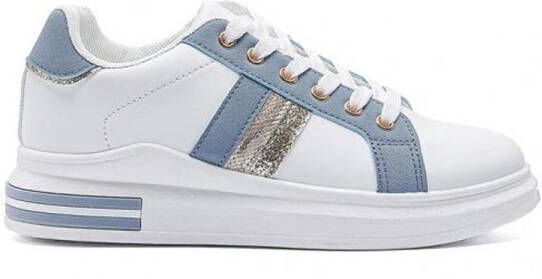 Nieuwe collectie exclusieve Beeldige sneakers voor dames wit en blauw