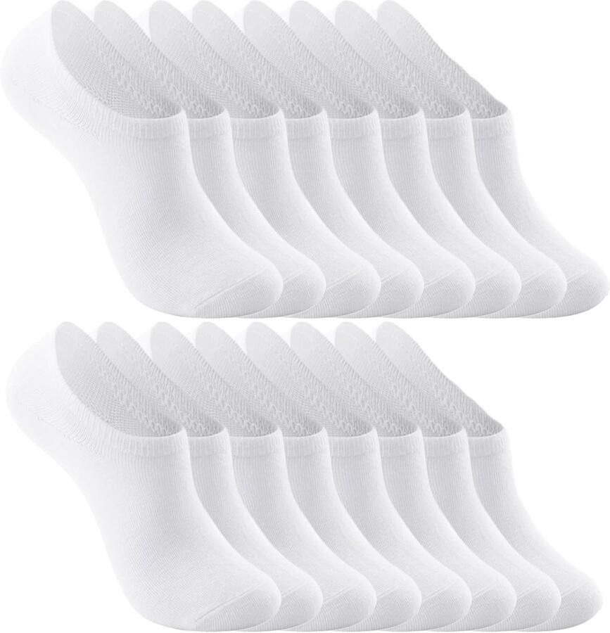 No-Show Sokken voor en Antislip met Siliconen Strips Onzichtbare Katoenen Ankelsokken voor Loafers en Sneakers