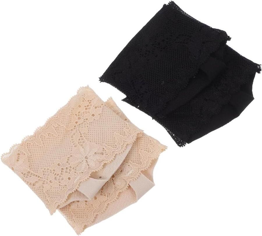 Nordivar Dames Teensokken Antislip Naadloos Open Tenen Gevoerd Onzichtbaar voor Sandalen en Peeptoes