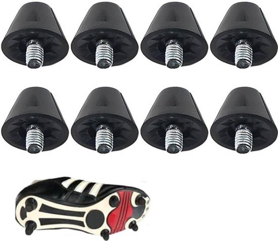 Nylon studs 8 stuks vervangende noppen voor sportschoenen reservenoppen met metalen kop voetbalschoenen mm