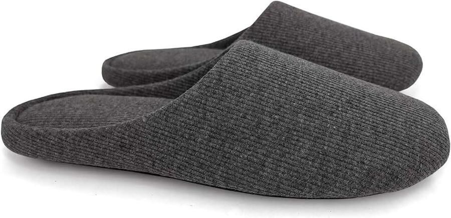 Ofoot Damesslippers voor binnen Memory Foam wasbare katoenen antislip thuisschoenen