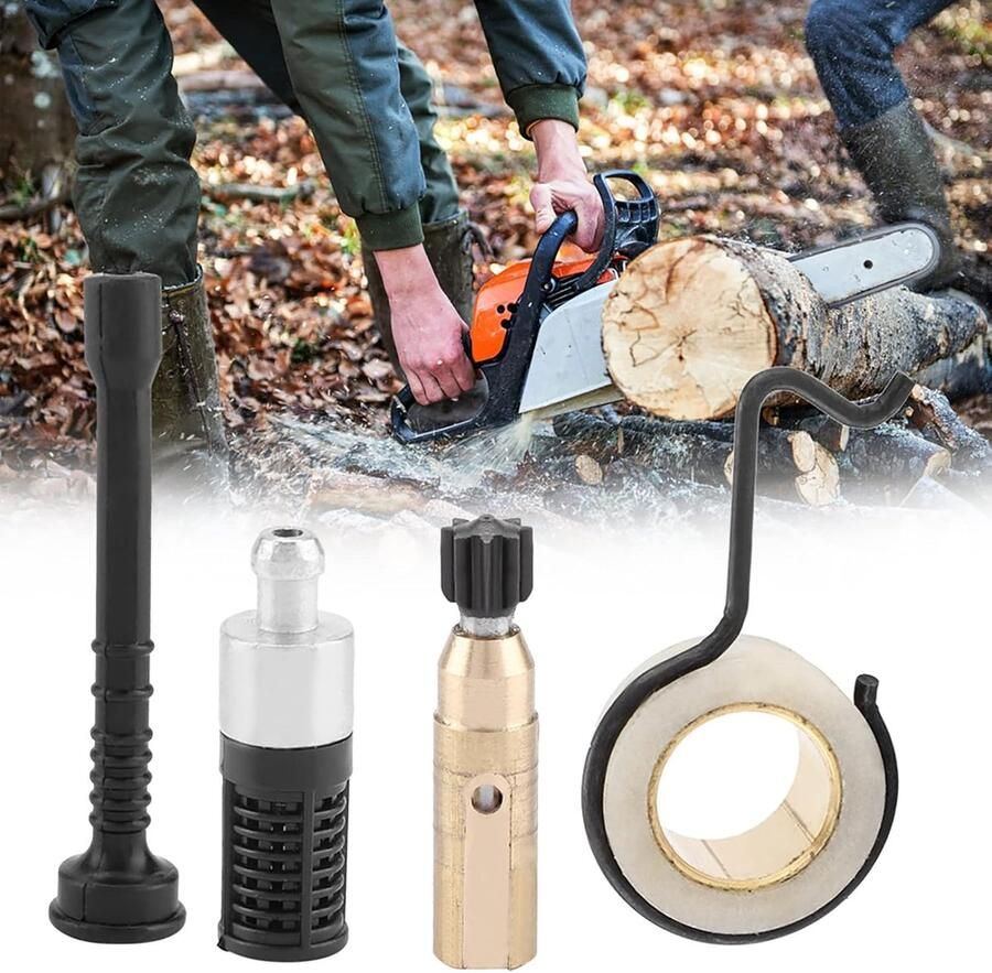 Oil Pump Chainsaw Oil Pump Metal Oil Pump Filter Pompe A Huile 025 Worm Gear Oil Pipe Filter Set Accessory Sets voor Ms 250 Ms230 Ms