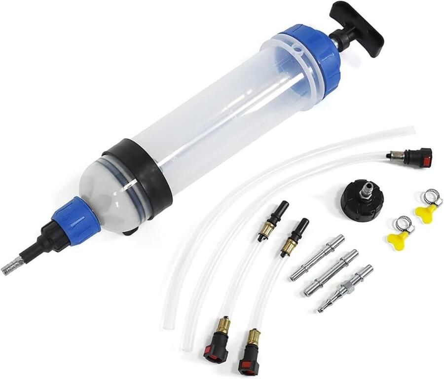 Olieafzuigpomp olieafzuigspuit afzuigpomp olieafzuigpistool vloeistofzuiger en vulpomp geschikt voor motor transmissie remvloeistof koelmiddel olieafzuigpomp overvulpomp