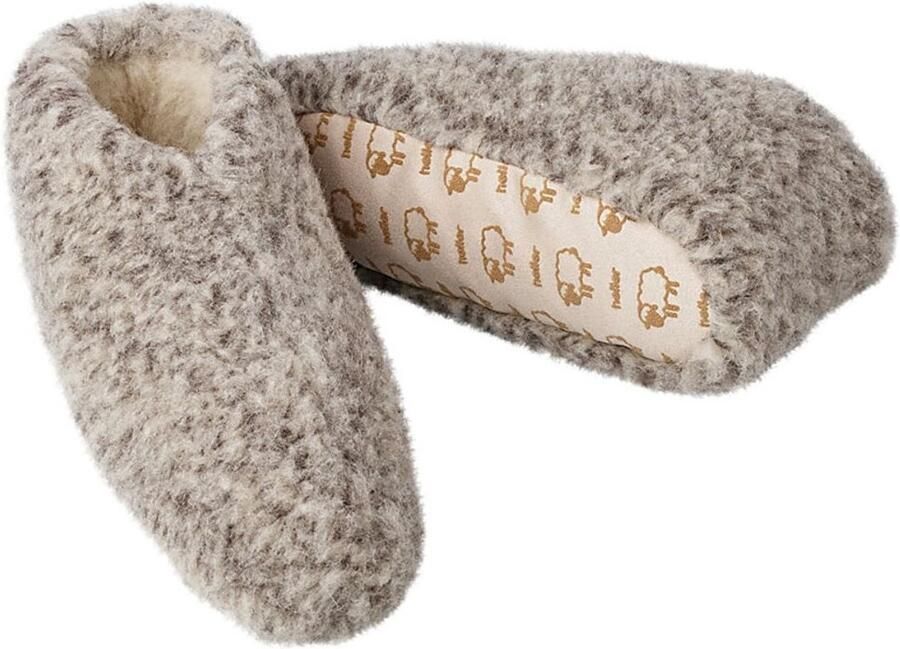 Omgoods 100% Pure Schapenwollen Slippers voor en