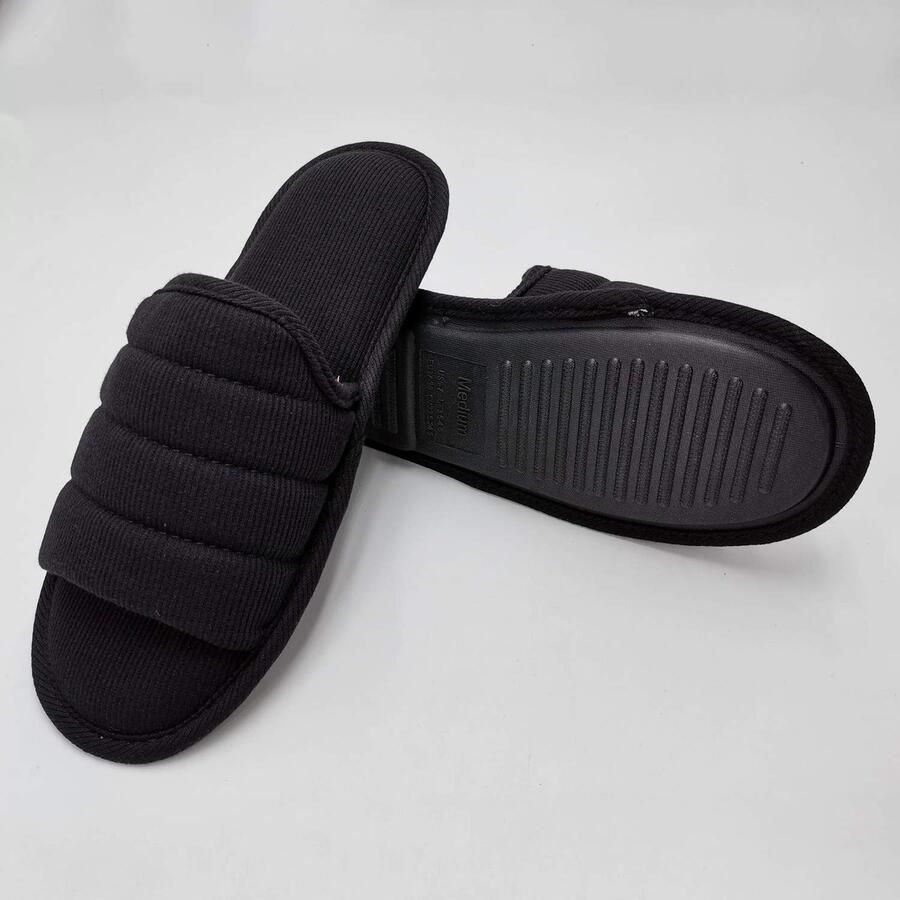 Omgoods Ade d Katoenen Open Teen Slippers met Memory Foam