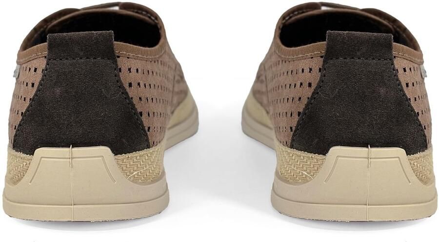 Omgoods Ademend Zomerschuh voor Heren Casual Veterschoenen met Geperforeerd Bovenmateriaal