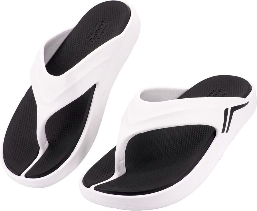Omgoods Antislip Badslippers voor Mannen met Dikke Zool