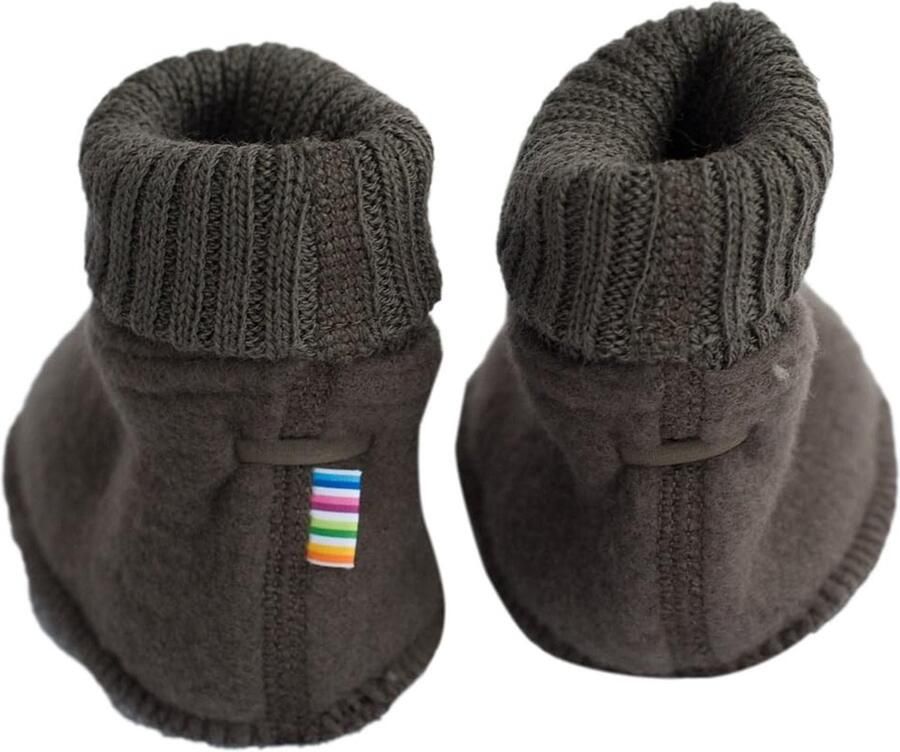 Omgoods Baby Schoenen van 100% Wol Bruin