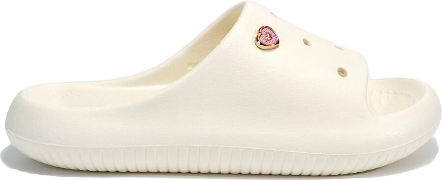Omgoods Beige Badslippers met Anti-slip en Open Teen