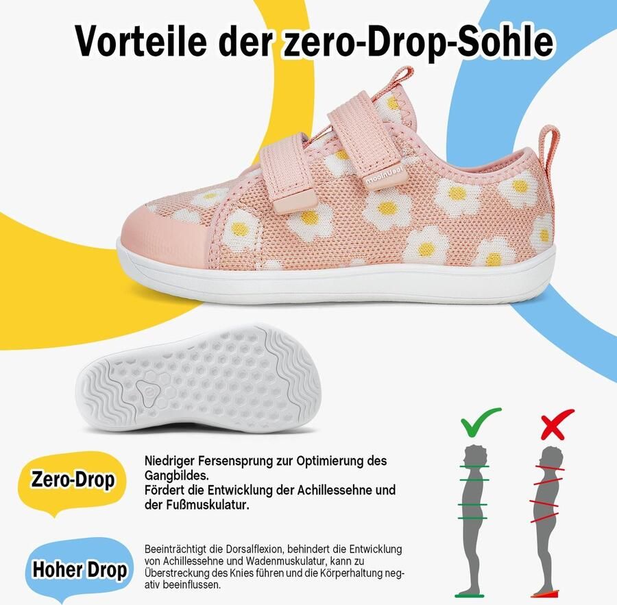 Omgoods Blotevoetenschoenen voor Kinderen Nude Pink 24 EU Breed