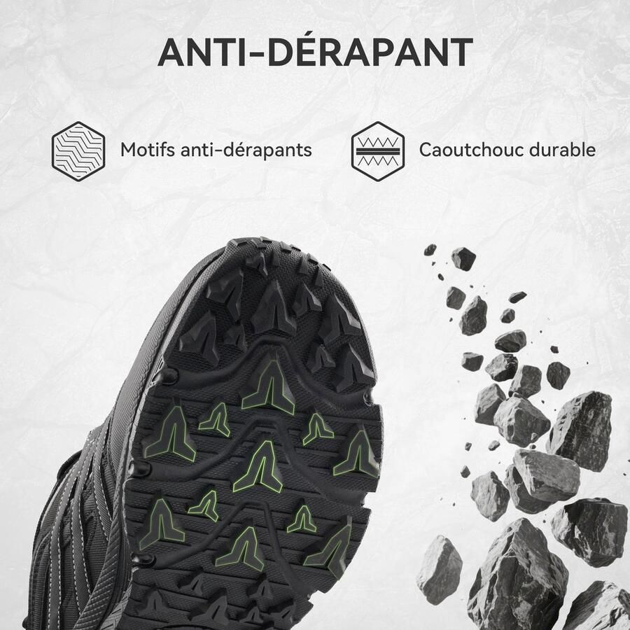 Omgoods Brede Waterdichte Wandelschoenen voor Dames Lichte Trekking Schoenen