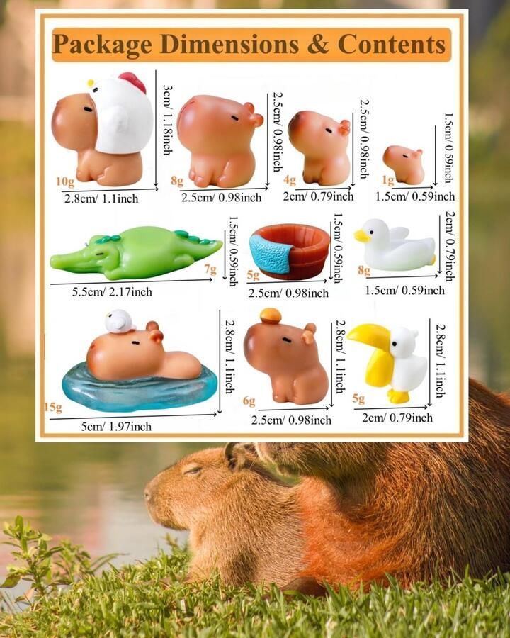 Omgoods Capybara Schoen Charms voor Klompen