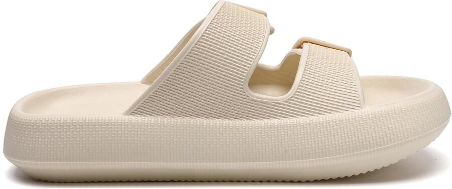 Omgoods Cloud Sliders Sandalen met Verstelbare Gespen voor en