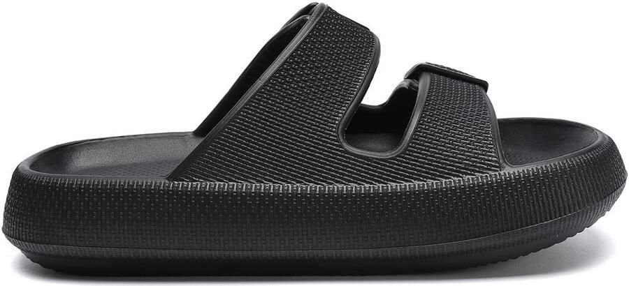 Omgoods Cloud Sliders Sandalen met Verstelbare Gespen voor en