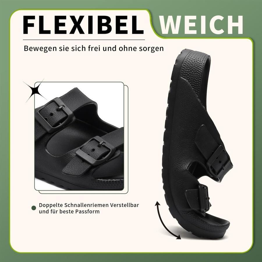 Omgoods Elegante Dubbelgesps Slippers voor Feestelijke Gelegenheden
