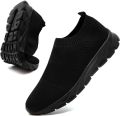 Omgoods Ademend en Lichtgewicht Hardloopschoenen voor Mannen - Zwart