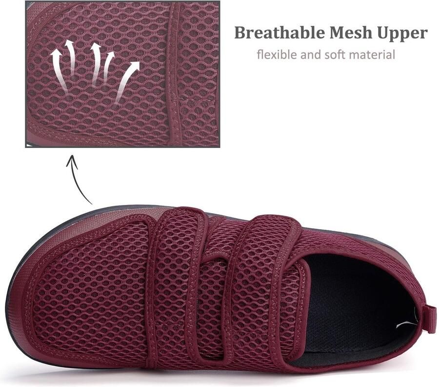 Omgoods Comfortabele Huisschoenen voor en Rood