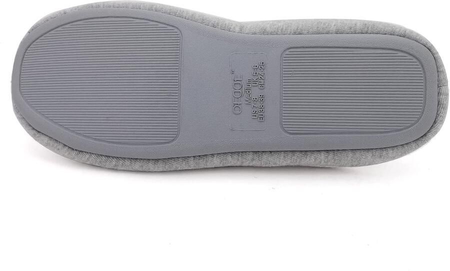 Omgoods Comfortabele Memory Foam Slippers voor Binnen met Antislip Zolen