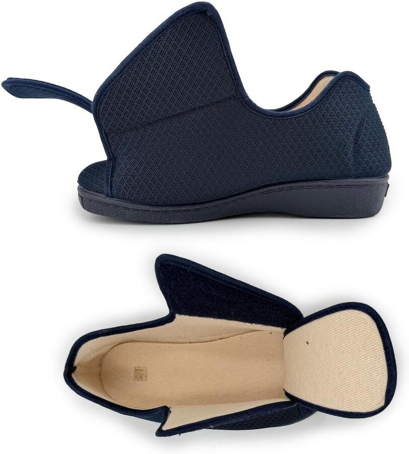 Omgoods Comfortabele Slippers met Sluiting voor Gezwollen Voeten
