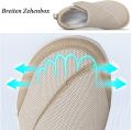 Omgoods Comfortabele Slippers voor en met Sluiting - Beige