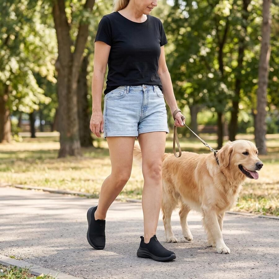 Omgoods Comfortabele Sneakers voor Wandelen en Sporten