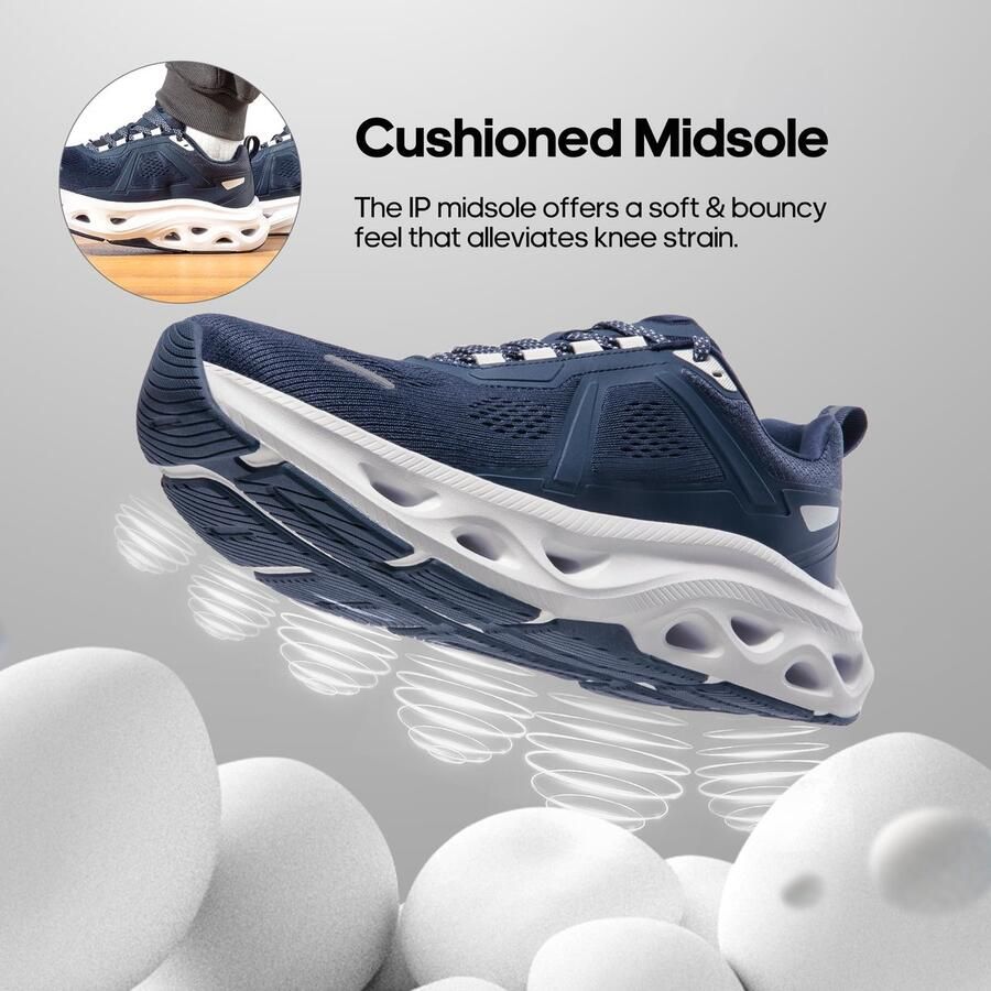 Omgoods Comfortabele Wandelschoenen voor Heren met Ademend Ontwerp