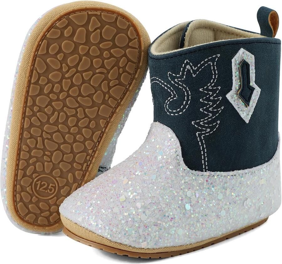 Omgoods Cow Boots voor Baby met Antislip Zool