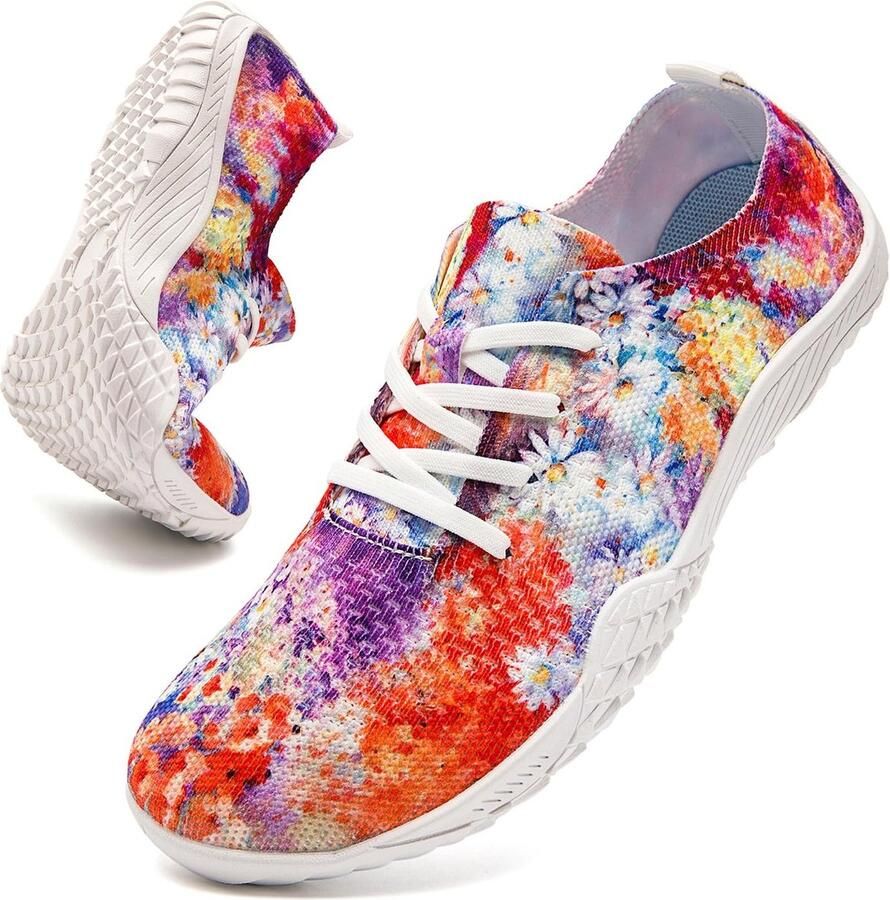 Omgoods Dames Barefoot Sportschoenen Comfortabele en Lichtgewicht Trainers