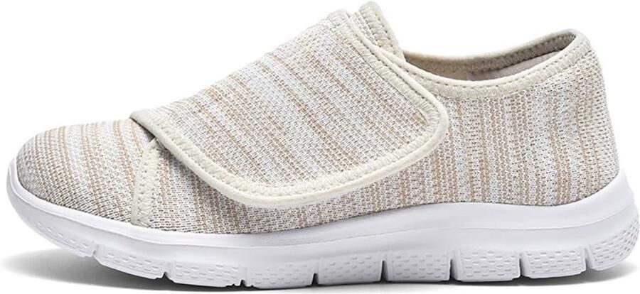 Omgoods Dames Diabetische Schoenen Extra Brede Orthopedische Slippers voor Comfort