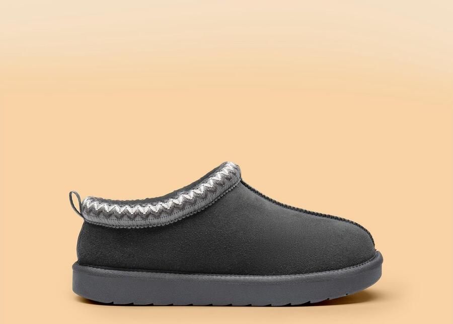 Omgoods Dames Fuzzy Slippers van Suède voor Binnen en Buiten