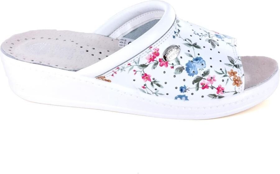 Omgoods Dames Leren Clogs met Comfort Model