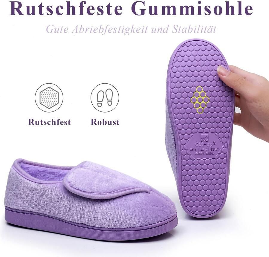Omgoods Dames Memory Foam Slippers voor Thuis